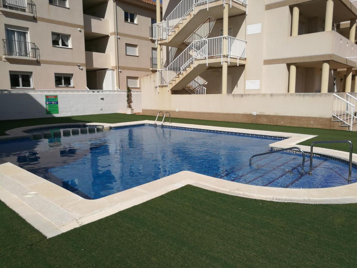 Apartamento Con Piscina Y Terraza Con Vista Al Mar Vinarós Eksteriør bilde