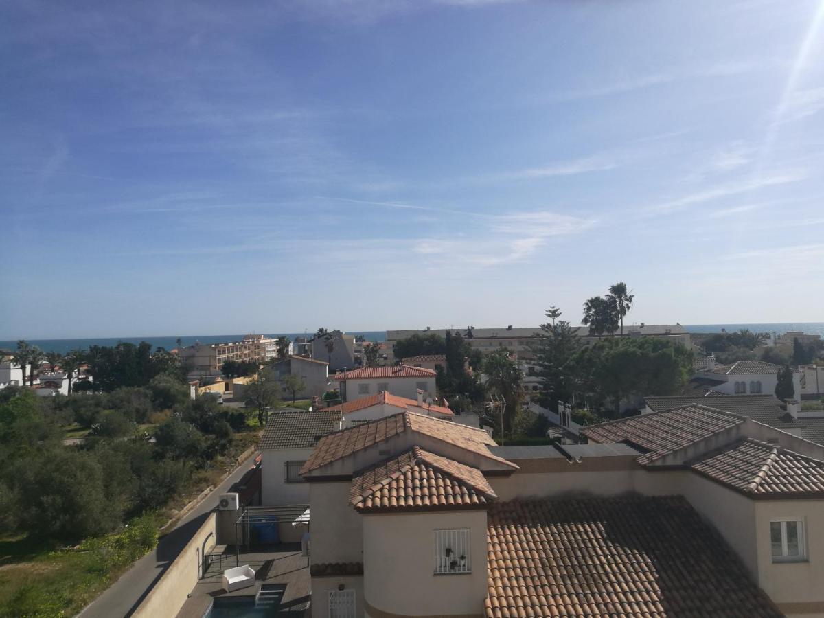 Apartamento Con Piscina Y Terraza Con Vista Al Mar Vinarós Eksteriør bilde