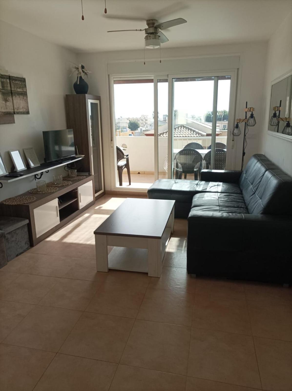 Apartamento Con Piscina Y Terraza Con Vista Al Mar Vinarós Eksteriør bilde